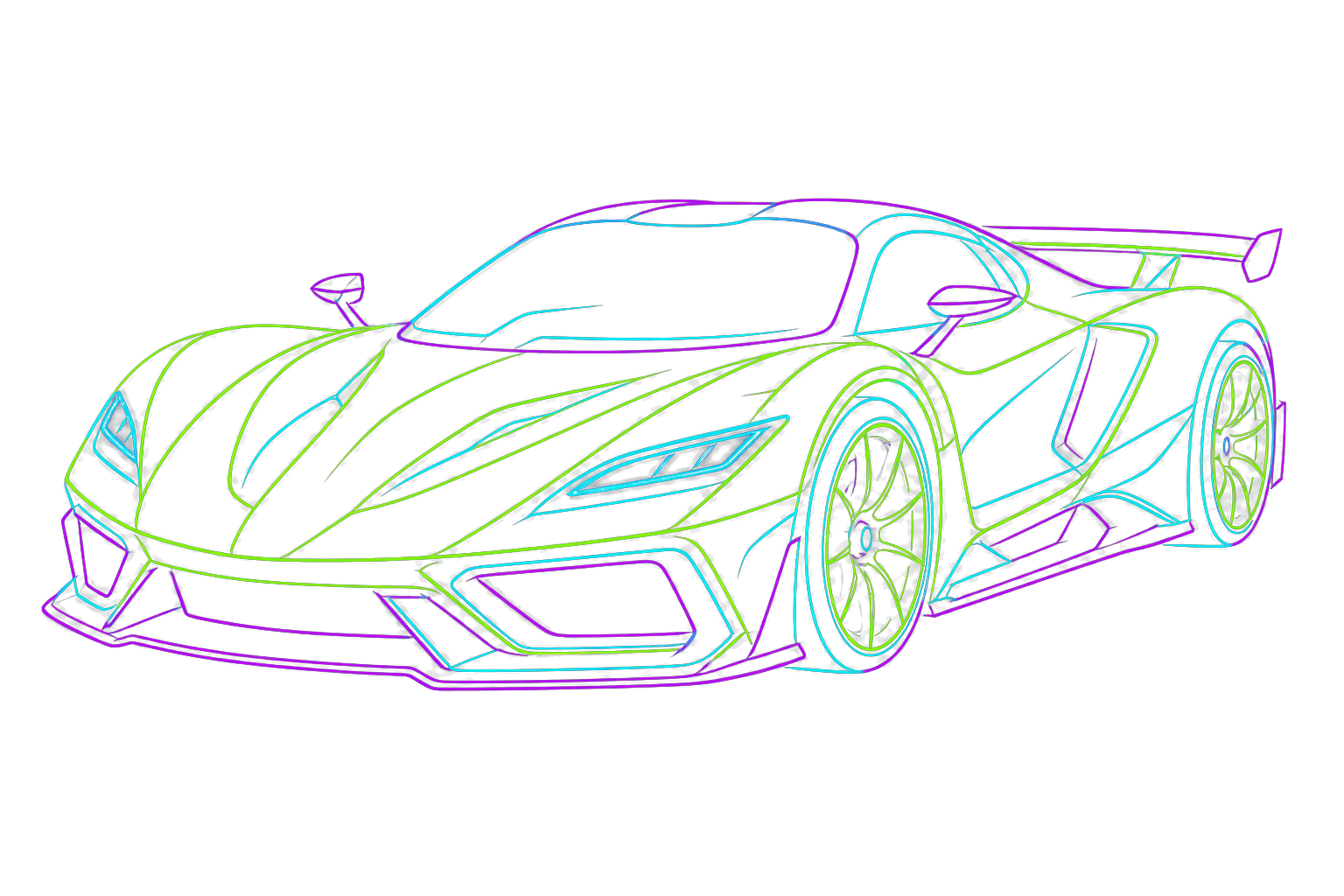 The Conscious Creation System, visualized as a sleek vehicle
